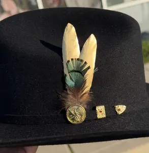 EL PATRON GOLD HAT FEATHER (GDL EDITION)