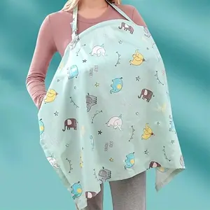 Cartoon Pattern Feeding Nursing Cover, Multifunctional Portable Nursing Cover, Lightweight Nursing Privacy Cover for Outdoor