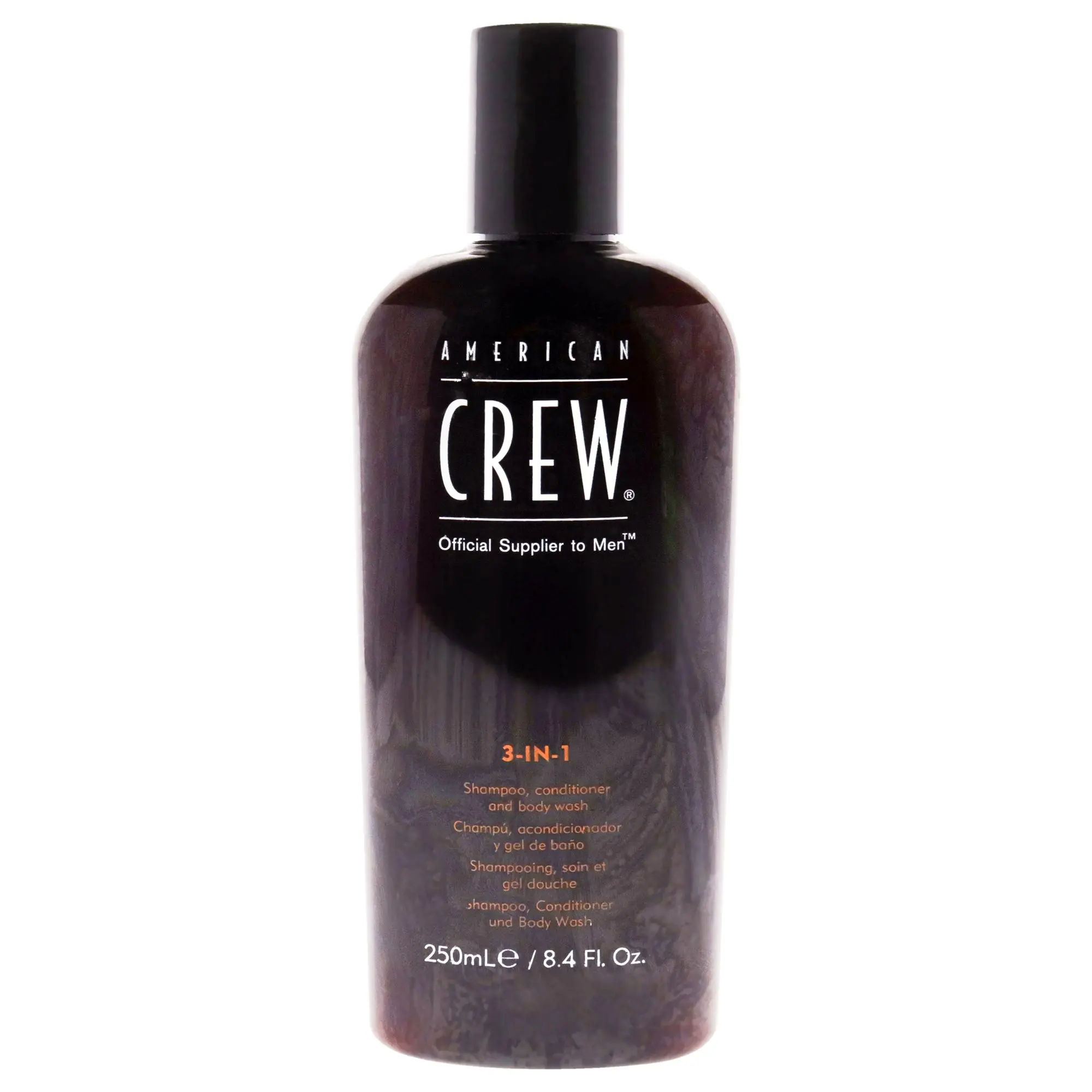 3-In-1 Shampoo, Conditioner and Body Wash by American Crew for Men - 8.4 oz Shampoo, Conditioner and Body Wash, Body Care, Daily