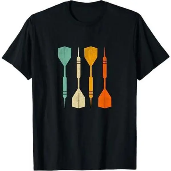 Vintage Retro Darts T-Shirt For Dart Throwing