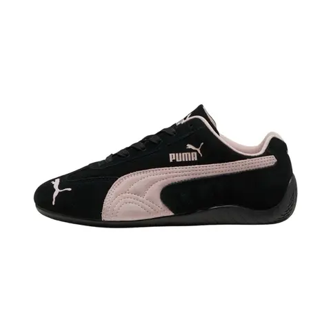 Women's Puma Speedcat OG Vintage Black Mauve Mist Retro Racing Sneakers - Premium Suede, Stripes, Low-Profile Sole, Women's Shoes, Retro Finish, Vintage Racing-Inspired Look, Daily Casual Walking Footwear