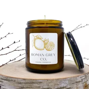 LEMON VERBENA 8OZ SOY CANDLE