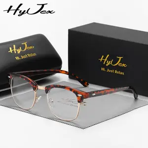 HyJex Unisex rivets, hot-selling glasses, retro fashion flat glasses