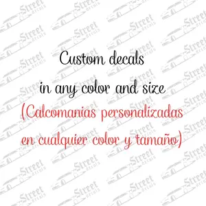 Custom designs or logos in different sizes or colors