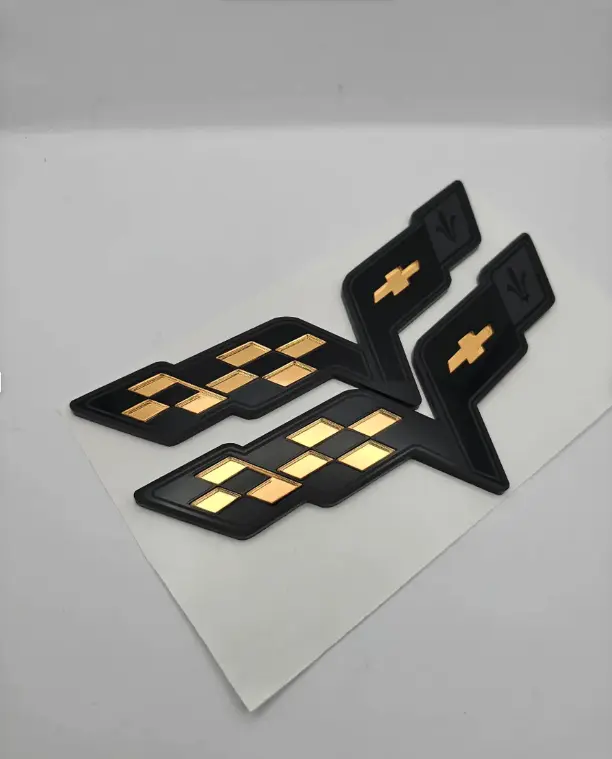 Corvette C6 Flag Emblems (Pair) Corvette C6 Flag Emblems (Pair)