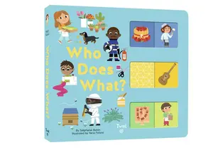 USED-Who Does What?: A Slide-And-Learn Book by Babin, Stephanie (Board book)