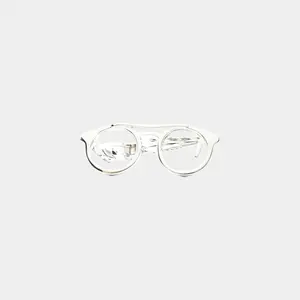 Glasses Tie Bar - Silver
