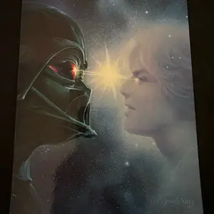 1995 Star Wars Master-Vision Single— A Collectible Trading Card Single with Colorful Art, Authentic Collectible Cards