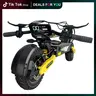 EOEOTWO Electric Scooter for Adults - 1200W Motor, 40 Mile Range, 30 MPH, Dual-Battery Option, 11-inch Off-Road Pneumatic Tires, Dual Suspension, LED Display, Foldable Commuter Scooter, 330 lb Load