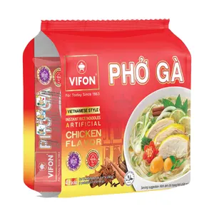 VIFON Vietnamese Chicken Flavor Instant Rice Noodle (Pho Ga) 24 Packs - 2.12 oz Each
