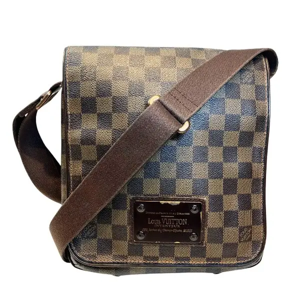 Pre-owned Louis Vuitton Canvas Shoulder Bags Brooklyn PM Damier Shoulder Bag