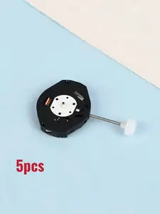 5 pieces SL68 quartz watch movement replacement parts - watch movement small replacement movement, easy to install metal accessories, suitable for watch repair