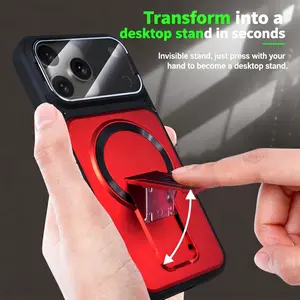 CteGlodrix Magnetic Protective Case with Lens Protection for iPhone 11-17 Pro Max, Durable Armor Shell, Compatible with Multiple Models