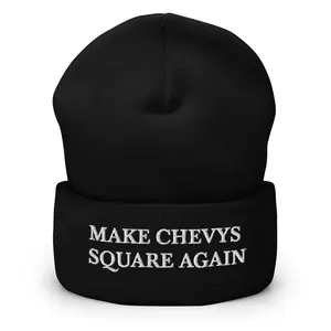 Make Chevys Square Again Cuffed Beanie
