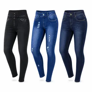 3 Pack Women’s Jeggings Leggings, Faux Denim, High Stretch, One Size