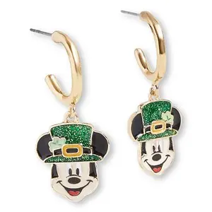 BAUBLEBAR Disney Mickey Mouse St. Patrick's Day Drop Earrings BAUBLEBAR Disney Mickey Mouse St. Patrick's Day Drop Earrings