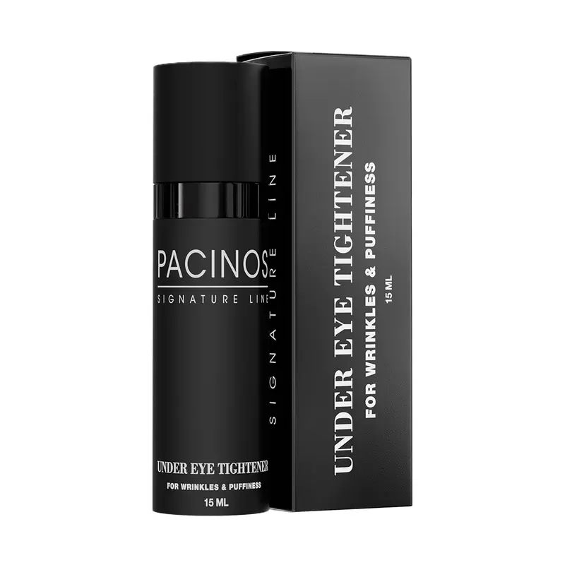 Pacinos Signature Line Collagen & Helichrysum Under Eye Tightener Cream - Tightening, Firming Eye Cream, Brightener - Hydration, Anti-Wrinkle, Smoothing - Lightweight for All Skin Types - 15ml Daily Treatment (Helichrysum Helps Soften Tired Skin)