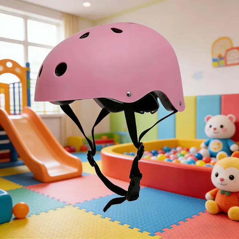 Multi-Scene Sports Helmet, Breathable Anti-Collision Adjustable, Lightweight Comfortable, Bicycle Skateboard Skateboarding Balance Bike Gear, Essential for Kids Adults