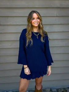 Midnight Navy Sweater Set