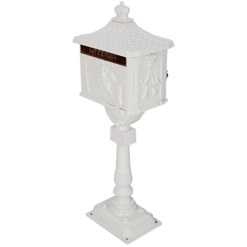 【Upgraded】Cast Aluminum Mailbox – Stylish Bronze Finish, Rustproof & Durable for Outdoor Use