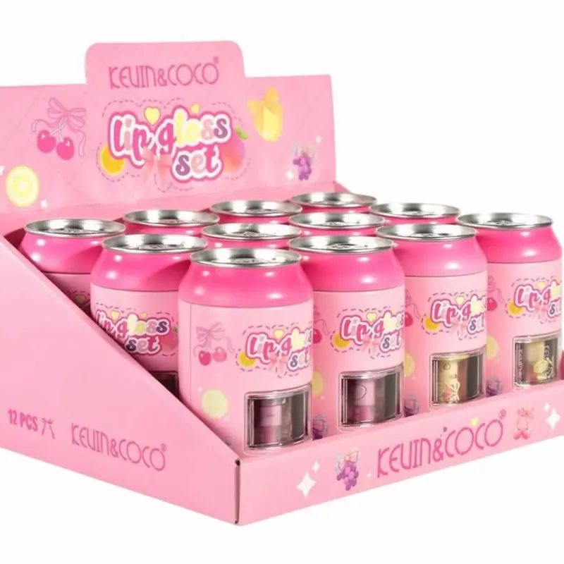 Kevin & Coco Soda Lip Gloss Set (4 pieces)