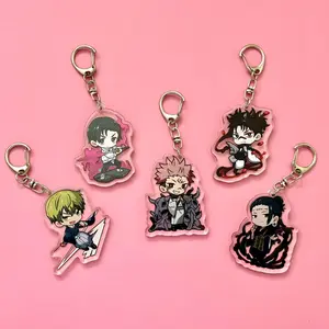 JJK chibi style matching keychains