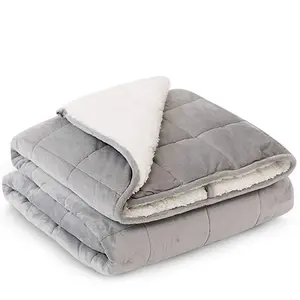 The "Dreamland Delight" Sherpa Fleece Weighted Blanket