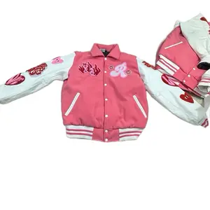 Valentine Varsity Jacket Fitted