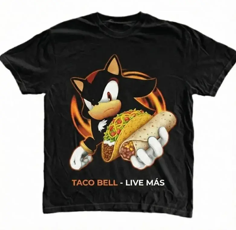 Funny Dark Hedgehog Taco Shirt, Sonic T-shirt, Shadow the Hedgehog Shirt