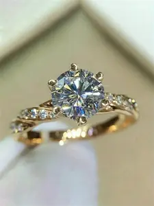 1 Pc Elegant Ring For Women For Wedding Engagement Anniversary Party Jewelry, Fashion Engagement Rings