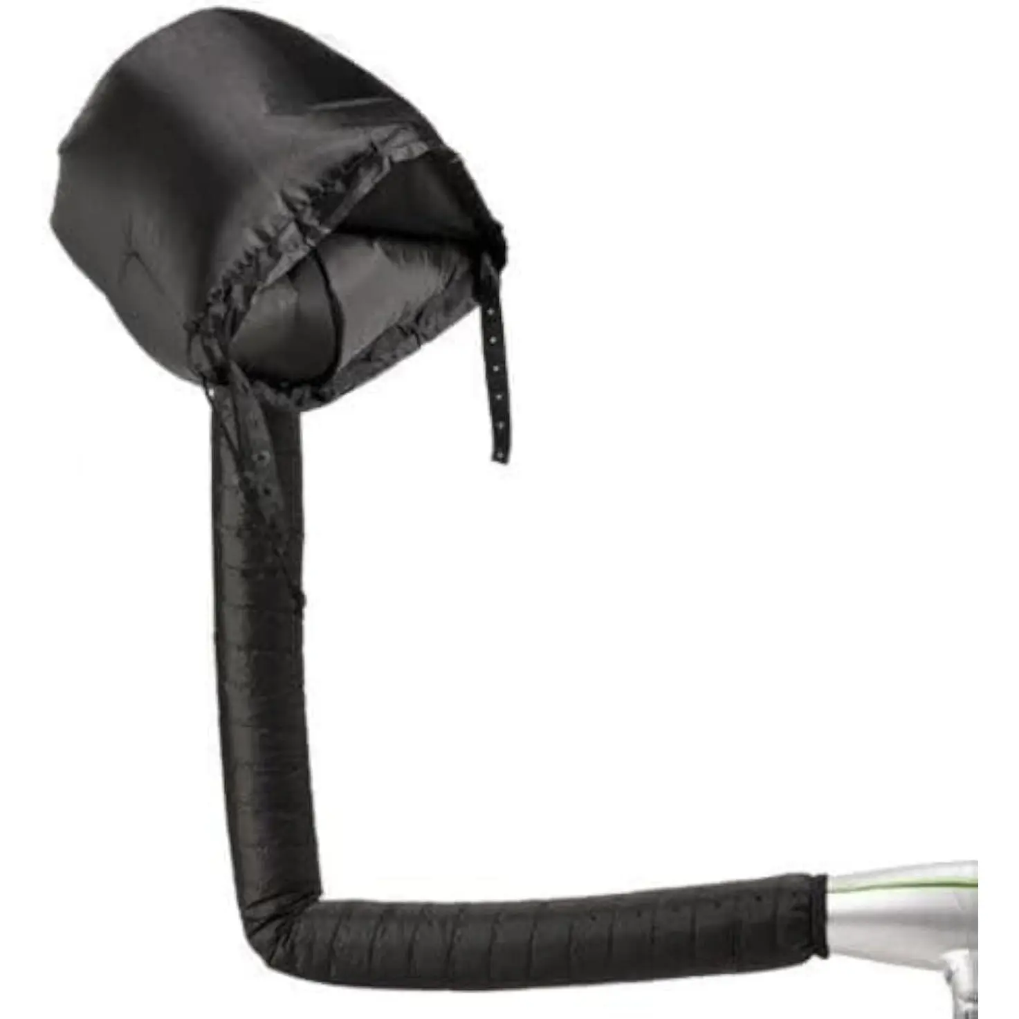 Glam Bonnet Hair Dryer Hood Diffuser Attachment - Soft Adjustable Cap with Headband, Heat Protector, Deep Conditioning & Oiling Tool - Includes Storage Case (Large)
