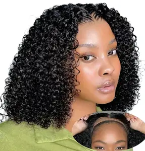 Wear and Go Glueless Bob Wigs Human Hair Pre Plucked Pre Cut Short Bob Lace Front Wigs 5x5 Hd Lace Closure Wigs Human Hair for Beginners Natural Black