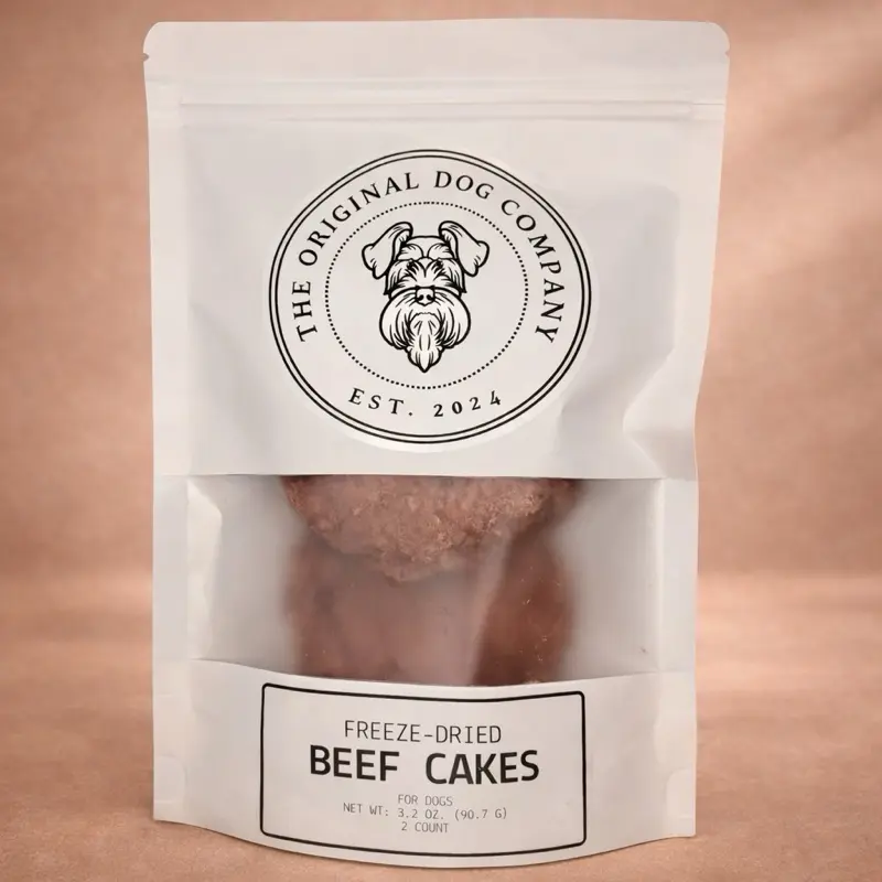 Freeze-Dried Beef Cakes for Dogs & Cats | Treat and Meal Topper