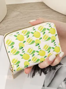 Women's Minimalist Short Wallet With Zipper Wrapped Clutch Wallet, Fashionable Zipper Wrapped Coin Wallet, High-Quality Credit Card Storage Bag, Simple And Casual Multi Slot, Very Suitable For Outdoor, Travel And Back To School, Zipper Purse