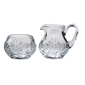 Majestic Gifts  Crystal Sugar & Creamer Set