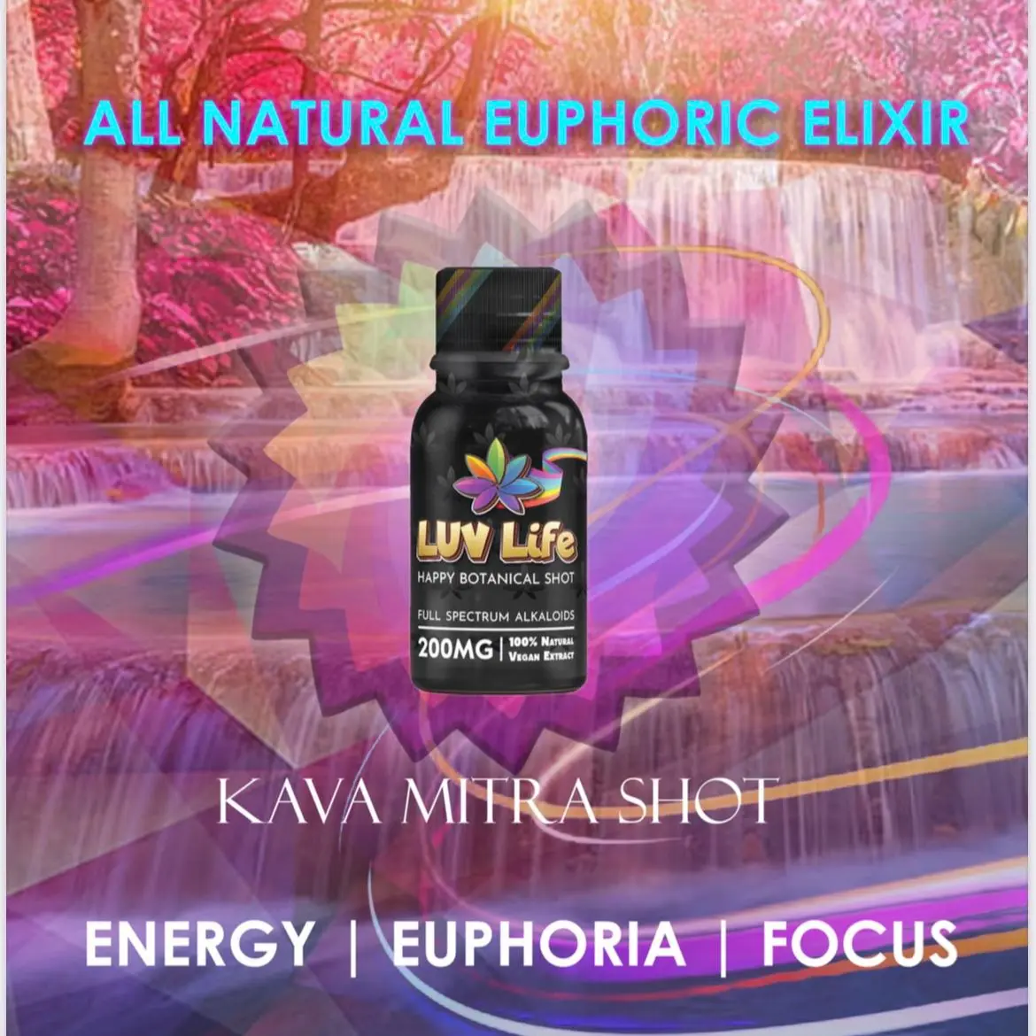 LuvLife Botanical Natural Kava Shot Natural Fitness Supplement