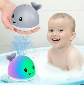 Baby Bath Glow Whale - Sprays Water & Gentle Safe Material