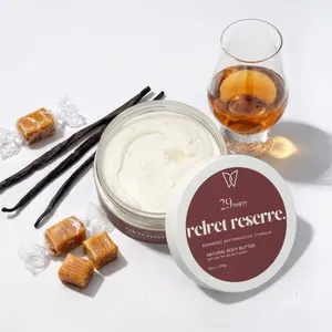 Velvet Reserve Body Butter Natural Body Butter with Bourbon Butterscotch & Vanilla for All Skin Types, Rich in Flavor