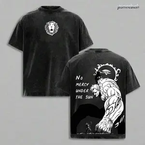 Escanor Shirt 2 Sided Seven Deadly Sins, Nanatsu no Taizai Tee, Escanor Anime Shirt, Who Decided That Shirt, Anime Graphic Tee