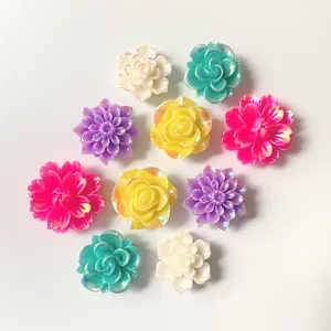 Multicolored Flower Magnets, 80s Vibes, Flower Magnet Set for Home or Office, Pink Purple Teal Yellow White Magnets, Rose, Poppy, Dahlia kitchen