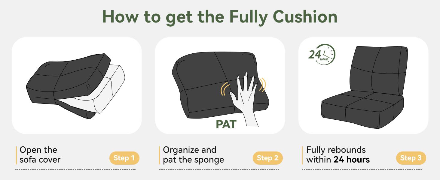 oneinmil Replacement Cushions for Outdoor Furniture, 7-Piece Outdoor Cushions for Patio Furniture, Deep Seat, Waterproof & Fade Resistant Couch Cushion for 4-Seat Patio Conversation Sets,