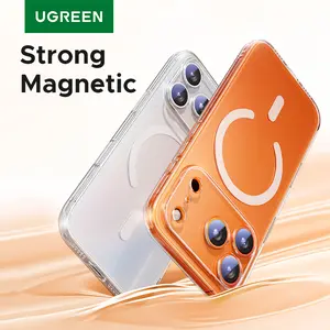 UGREEN for iPhone 17 series Case,Magnetic Grade Drop Protection Anti Yellowing Case - Rugged Shockproof Protective Transparent Cell Phone Cover(Clear)，tiktokshopmemorialday summerwins