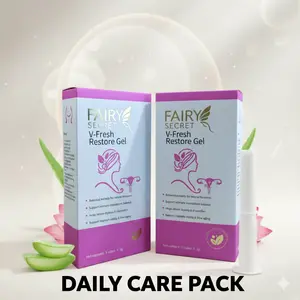 [Fairy Secret]  V-Fresh Restore Gel Daily Care Pack,Ladies’ Secret to Intimate Tightening + Moisturizing + Refreshing Care+PH Balance