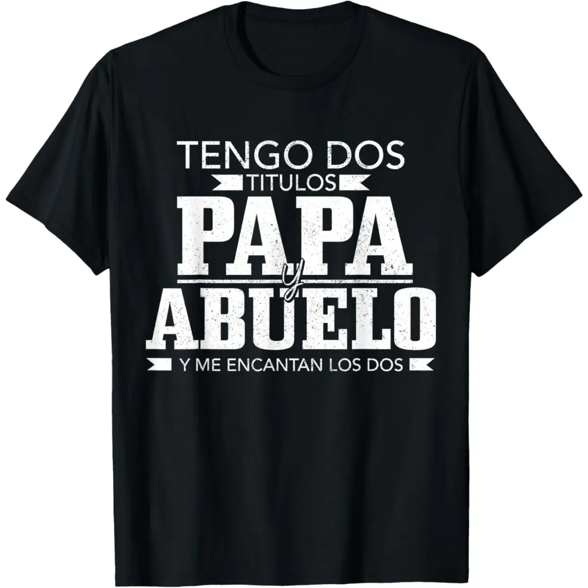 No.1 Dad Spanish Dad Tshirt Funny Spanish Father's Day T-Shirt Casual Crew Neck men gifts graphic tees Soft Cotton Menswear Top