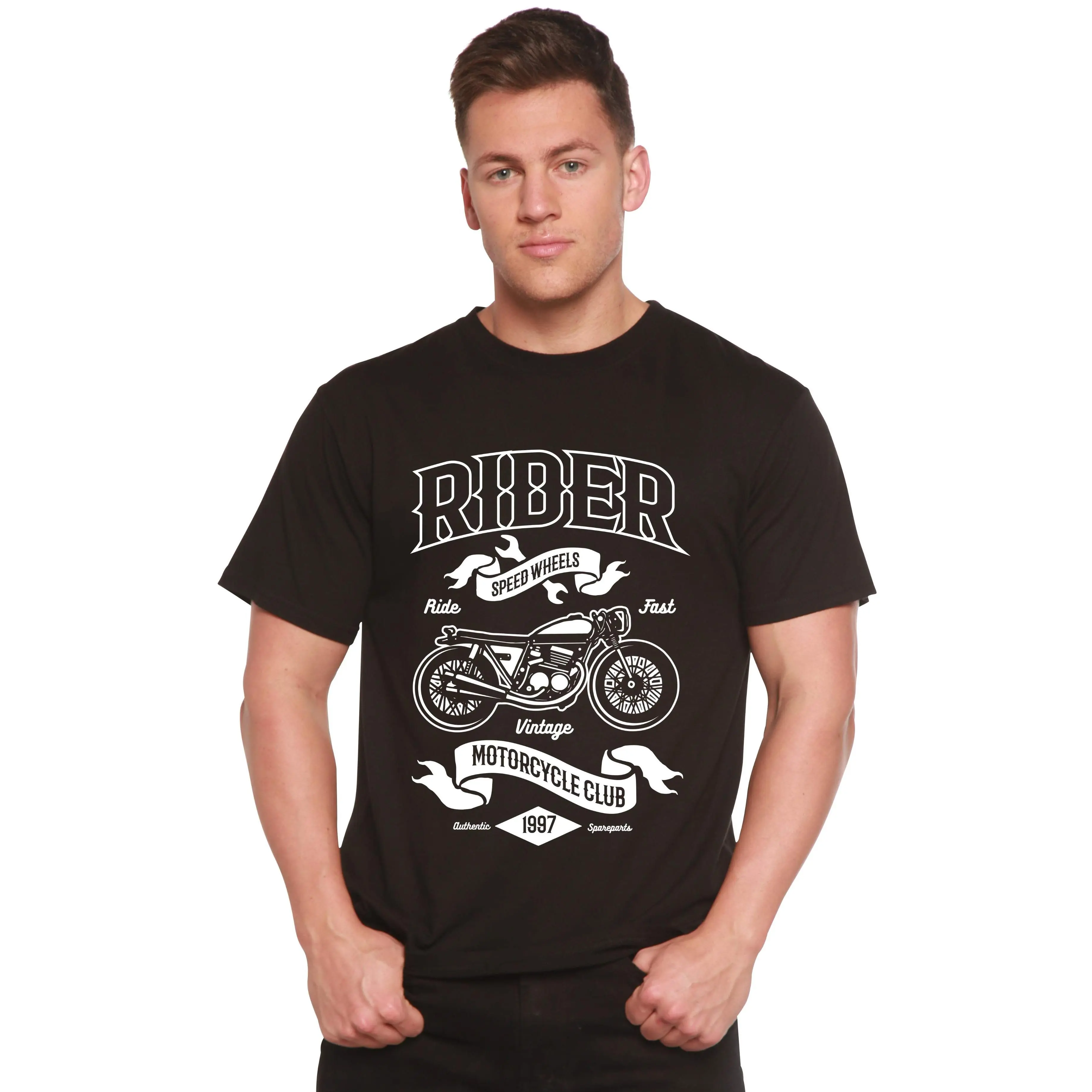 Rider Spun Bamboo® Men's Bamboo Viscose/Organic Cotton Short Sleeve Graphic T-Shirt