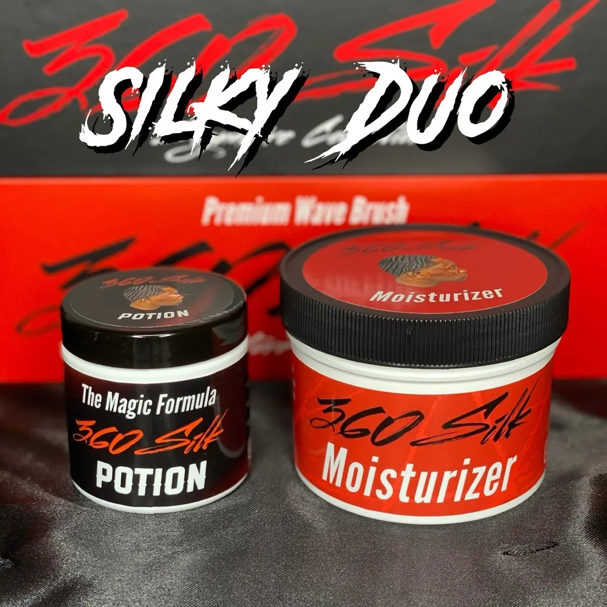 360 Silk Silky Duo - All Natural hair pomade and moisturizer 360 Silk Silky Duo - All Natural hair pomade and moisturizer