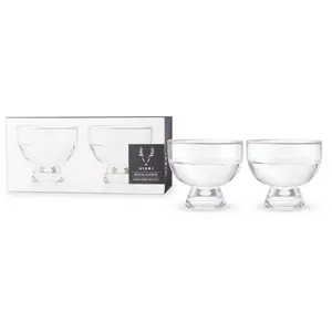 Viski Set of 2 Crystal Mezcal Glasses