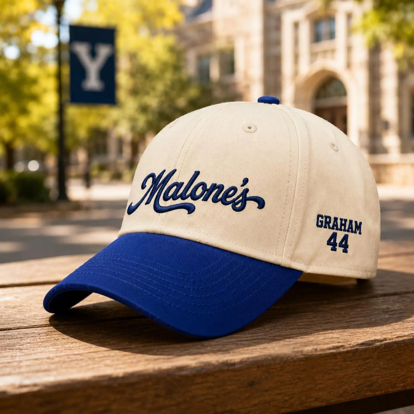 Malone’s Hockey Romance Embroidered Hat, Campus Inspired Baseball Cap, Bookish Headwear, Gift for Sports Romance Fans
