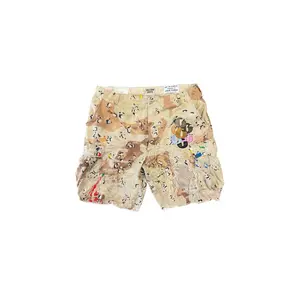 Gallery Department Patched Cargo Shorts "Desert Camo" Lightly Worn