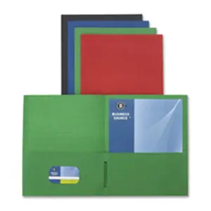 212 MAIN 2-Pocket Letter Size Office Folders, 125-Sheet Capacity, 11in x 8.50in, Dark Blue, Pockets